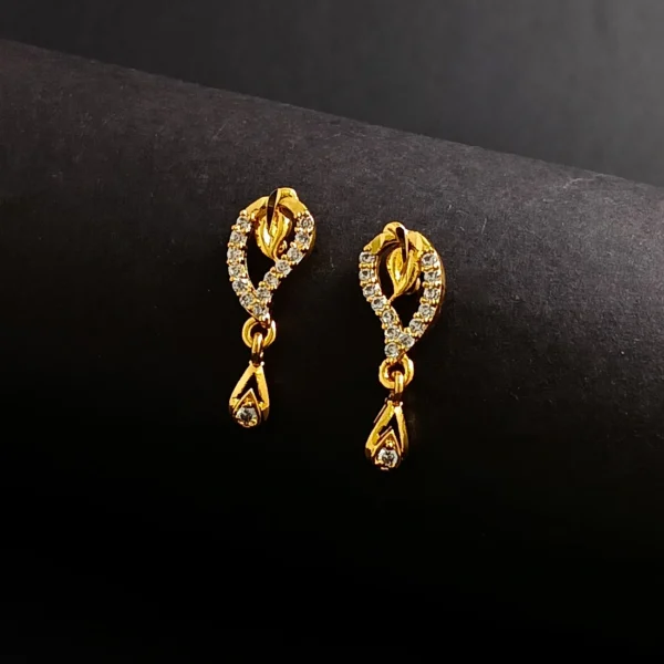 Gold Plated Earrings For Girl’s & Women’s - Image 2