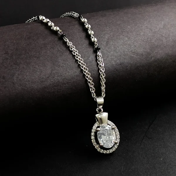 Silver Plated Mangalsutra For Women’s - Image 2