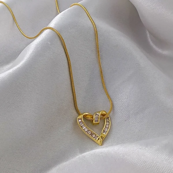 Gold Plated Chain With Pendant For Girl’s & Women’s