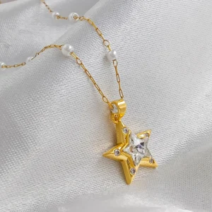 Gold Plated Chain With Pendant For Girl’s & Women’s