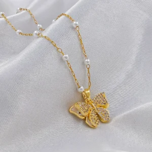 Gold Plated Chain With Pendant For Girl’s & Women’s