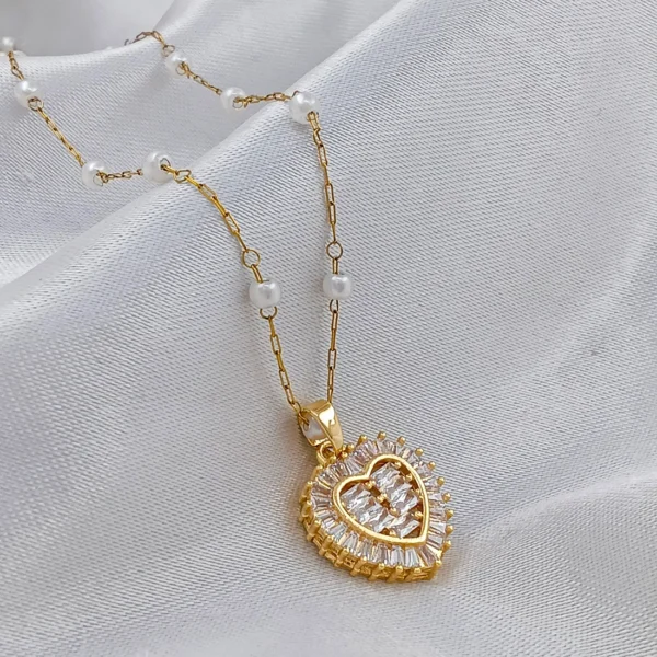 Gold Plated Chain With Pendant For Girl’s & Women’s