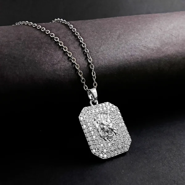 Silver Plated Chain With Pendant For Girl’s & Women’s - Image 2