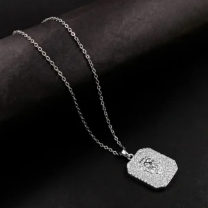 Silver Plated Chain With Pendant For Girl’s & Women’s