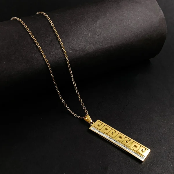 Gold Plated Chain With Pendant For Girl’s & Women’s - Image 4