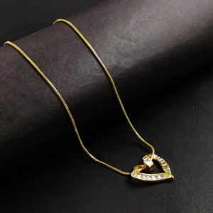 Gold Plated Chain With Pendant For Girl’s & Women’s