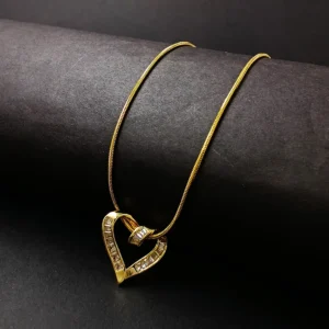 Gold Plated Chain With Pendant For Girl’s & Women’s