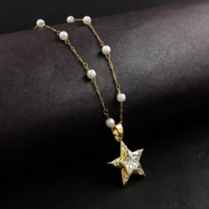 Gold Plated Chain With Pendant For Girl’s & Women’s