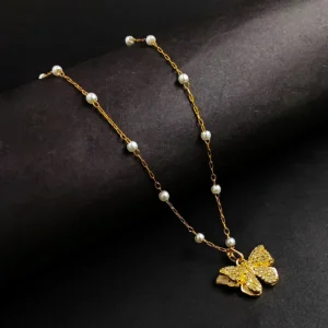 Gold Plated Chain With Pendant For Girl’s & Women’s