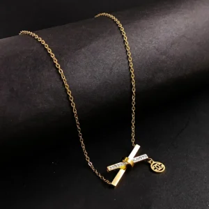 Gold Plated Chain With Pendant For Girl’s & Women’s