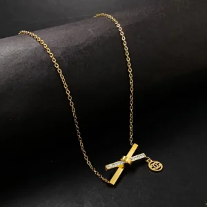 Gold Plated Chain With Pendant For Girl’s & Women’s