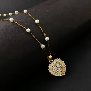Gold Plated Chain With Pendant For Girl’s & Women’s