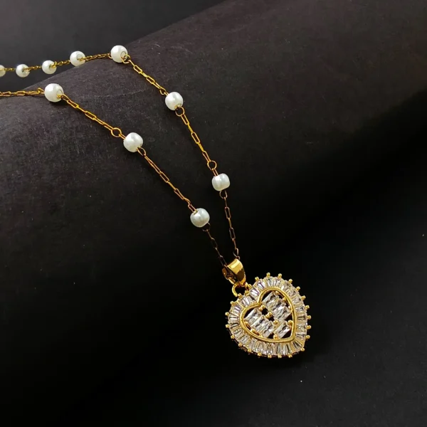 Gold Plated Chain With Pendant For Girl’s & Women’s - Image 2