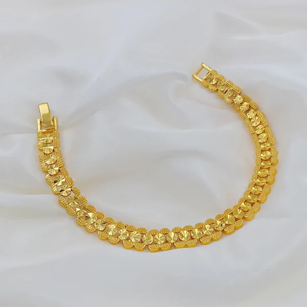 Gold-plated Stainless Steel Bracelet for Men & Boy's