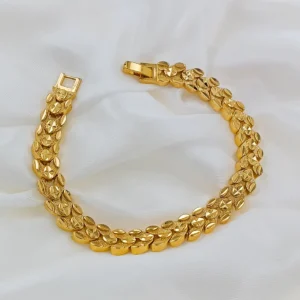 Gold-plated Stainless Steel Bracelet for Men & Boy’s