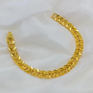 Gold-plated Stainless Steel Bracelet for Men & Boy’s