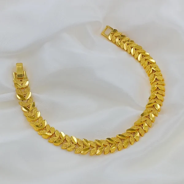 Gold-plated Stainless Steel Bracelet for Men & Boy’s