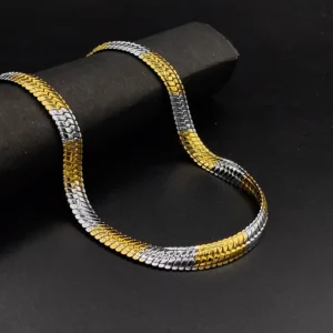 Gold & Silver Plated Chain For Men & Boys