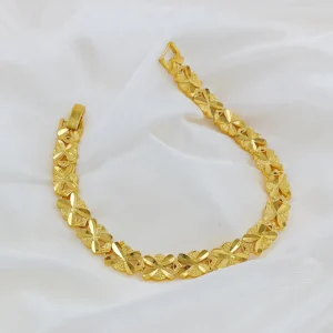 Gold-plated Stainless Steel Bracelet for Men & Boy’s