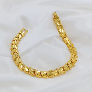 Gold-plated Stainless Steel Bracelet for Men & Boy’s