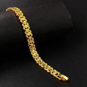 Gold-plated Stainless Steel Bracelet for Men & Boy’s