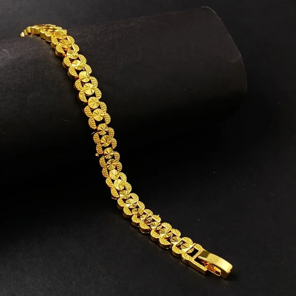 Gold-plated Stainless Steel Bracelet for Men & Boy's - Image 2