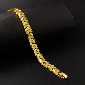 Gold-plated Stainless Steel Bracelet for Men & Boy’s