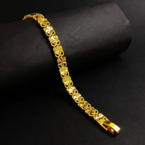 Gold-plated Stainless Steel Bracelet for Men & Boy’s