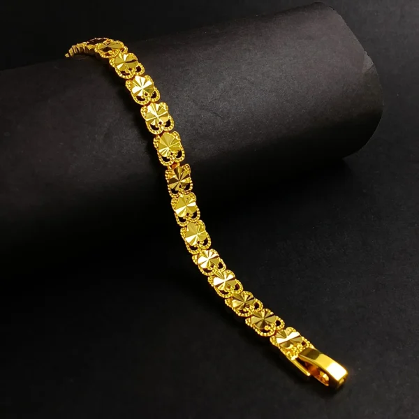Gold-plated Stainless Steel Bracelet for Men & Boy’s - Image 2