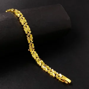 Gold-plated Stainless Steel Bracelet for Men & Boy’s