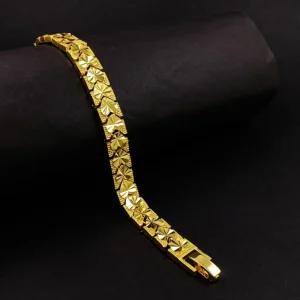 Gold-plated Stainless Steel Bracelet for Men & Boy’s