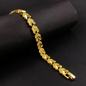 Gold-plated Stainless Steel Bracelet for Men & Boy’s
