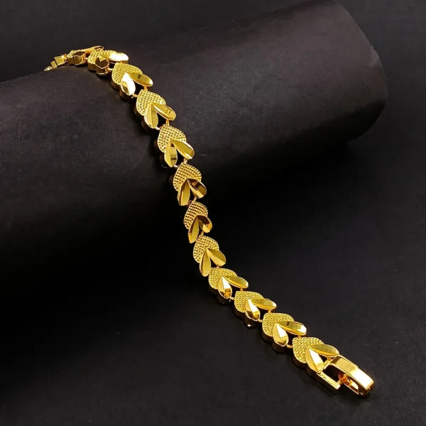 Gold-plated Stainless Steel Bracelet for Men & Boy’s - Image 2