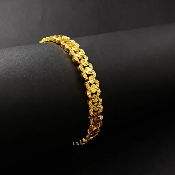 Gold-plated Stainless Steel Bracelet for Men & Boy's - Image 4