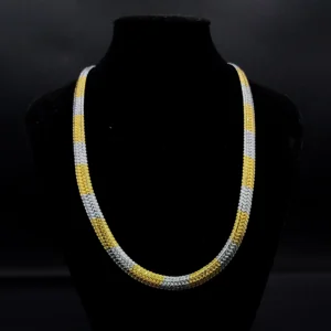 Gold & Silver Plated Chain For Men & Boys