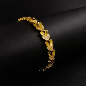 Gold-plated Stainless Steel Bracelet for Men & Boy’s