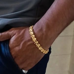 Gold-plated Stainless Steel Bracelet for Men & Boy’s