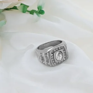 Silver Plated Ring For Men & Boys