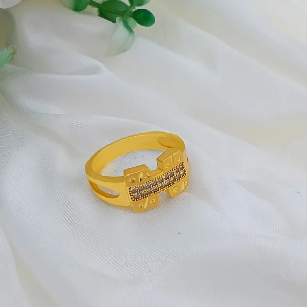 Gold Plated Ring For Men & Boys