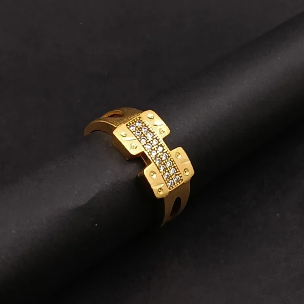 Gold Plated Ring For Men & Boys - Image 2
