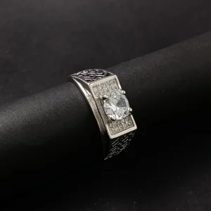 Silver Plated Ring For Men & Boys