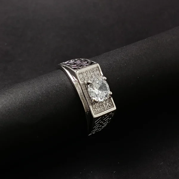 Silver Plated Ring For Men & Boys - Image 2