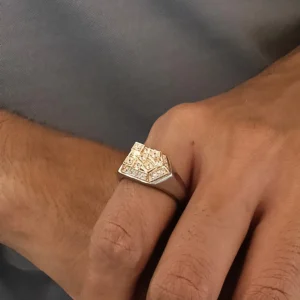 Silver Plated Ring For Men & Boys