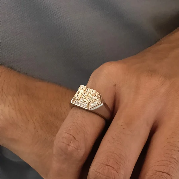 Silver Plated Ring For Men & Boys - Image 4
