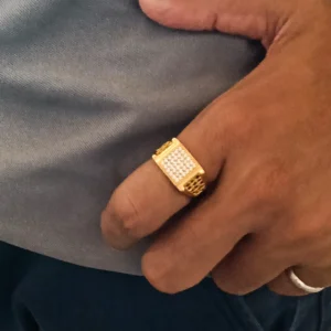 Gold Plated Ring For Men & Boys