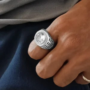 Silver Plated Ring For Men & Boys