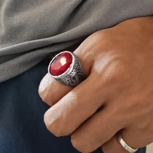 Silver Plated Ring For Men & Boys