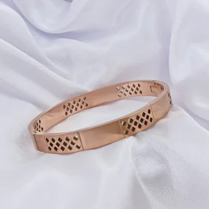Rose Gold Plated Kada For Men & Boys