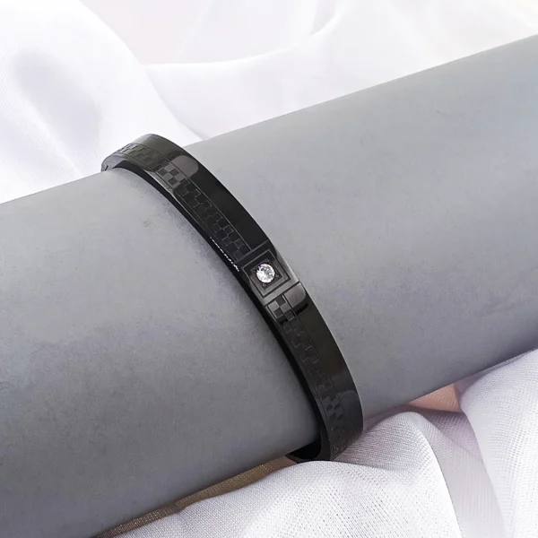 Black Plated Kada For Men & Boys - Image 4