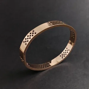 Rose Gold Plated Kada For Men & Boys